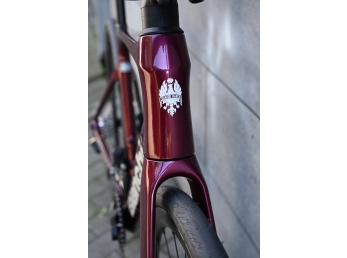 Bianchi INFINITO SHIMANO 105 12s Burgundy Red – White Full Glossy