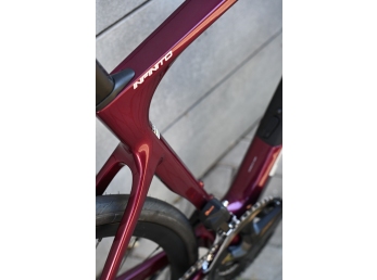 Bianchi INFINITO SHIMANO 105 12s Burgundy Red – White Full Glossy