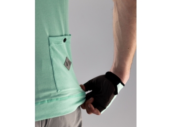 Bianchi Gravel letní dres celeste