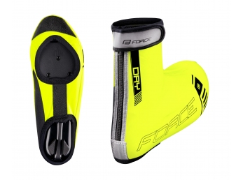 Návleky treter FORCE PU DRY ROAD, fluo M