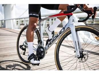 Cyklistické ponožky Ridley QSkin bílé L/XL