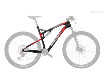 Wilier 110FX black red L Rámová sada bez tlumiče