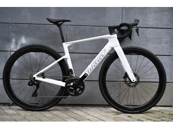 Wilier RAPIDA+105 Di2 2x12+ASFALTO 45 Carbon - WEEKEND WHITE GLOSSY