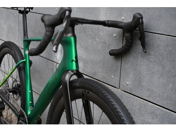Wilier RAVE SLR ID2+RIVAL XPLR E1 1x13+Miche STERRATO Carbon Pixel Green vel L