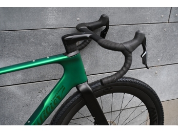 Wilier RAVE SLR ID2+RIVAL XPLR E1 1x13+Miche STERRATO Carbon Pixel Green vel L