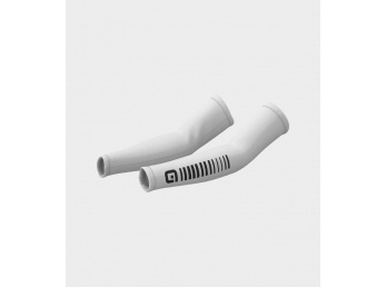 Cyklistické návleky na ruce ALÉ SUNSELECT ARMWARMER bílé - Velikost L