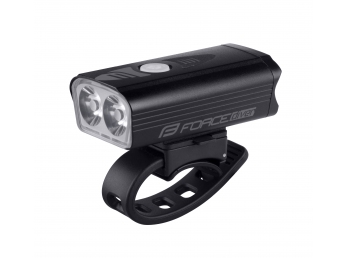 Světlo přední FORCE DIVER 900 LM, USB, černé
