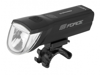 Světlo přední FORCE VERT 110LM USB, černé