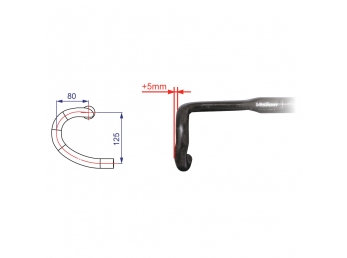 Řídítka Vision TriMax Carbon 4D 420 mm Grey