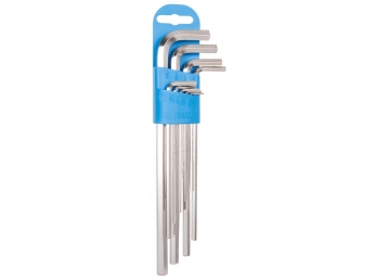 Sada inbusů UNIOR 1/16"-3/9"/9 dlouhých v držáku