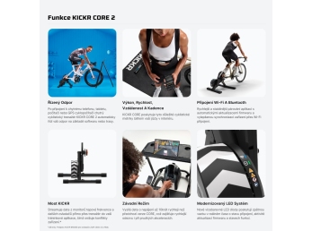 Trenažér WAHOO KICKR CORE 2 with Zwift Cog and Click Smart Trainer