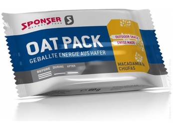 Sponser Oat Pack Macadamia-Chufas 60g - energetická tyčinka