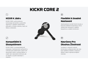 Trenažér WAHOO KICKR CORE 2 Smart Trainer +11speed kazeta