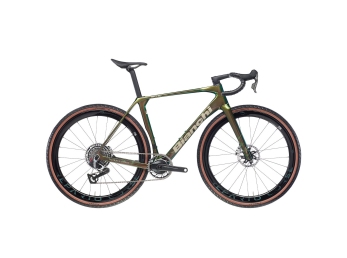 Bianchi Impulso RC SHIMANO GRX DI2 2X12 DISC Raudibotn camo / Sand Full Glossy